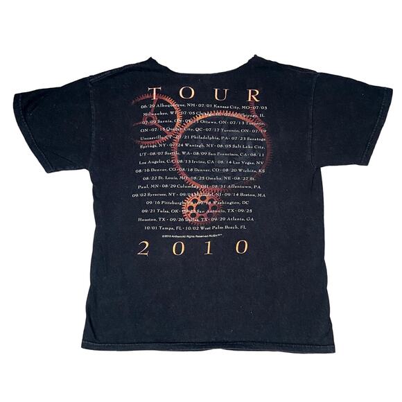 Rush Time Machine Concert Tour 2010 T-shirt Size Medium Distressed - Picture 4 of 5